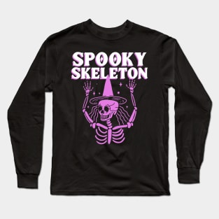 spooky skeleton Long Sleeve T-Shirt